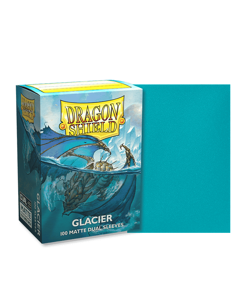 Dragon Shield Matte Glacier Dual 100ct Sleeves image 0